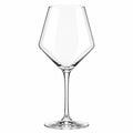 Weinglas 650 ml transparentes Glas 24 cm mit langem Stiel für Rotwein